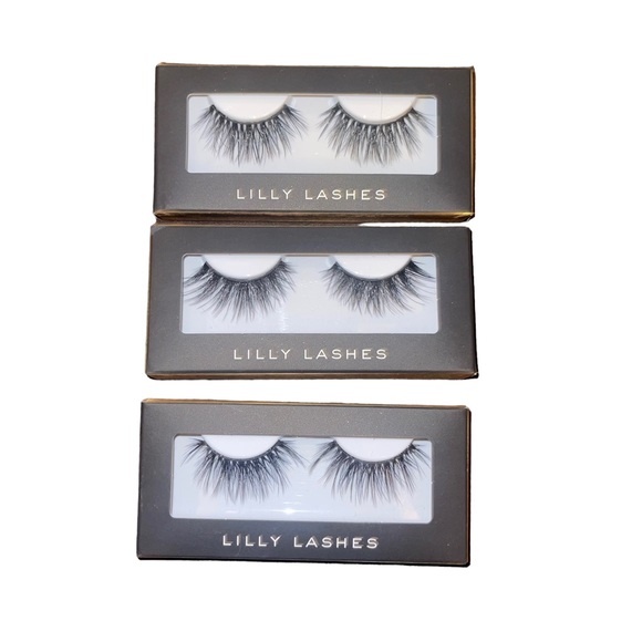 BUNDLE LILLY LASHES Premium Synthetic Faux Mink Lash (3 Pairs) NWT - Picture 2 of 16